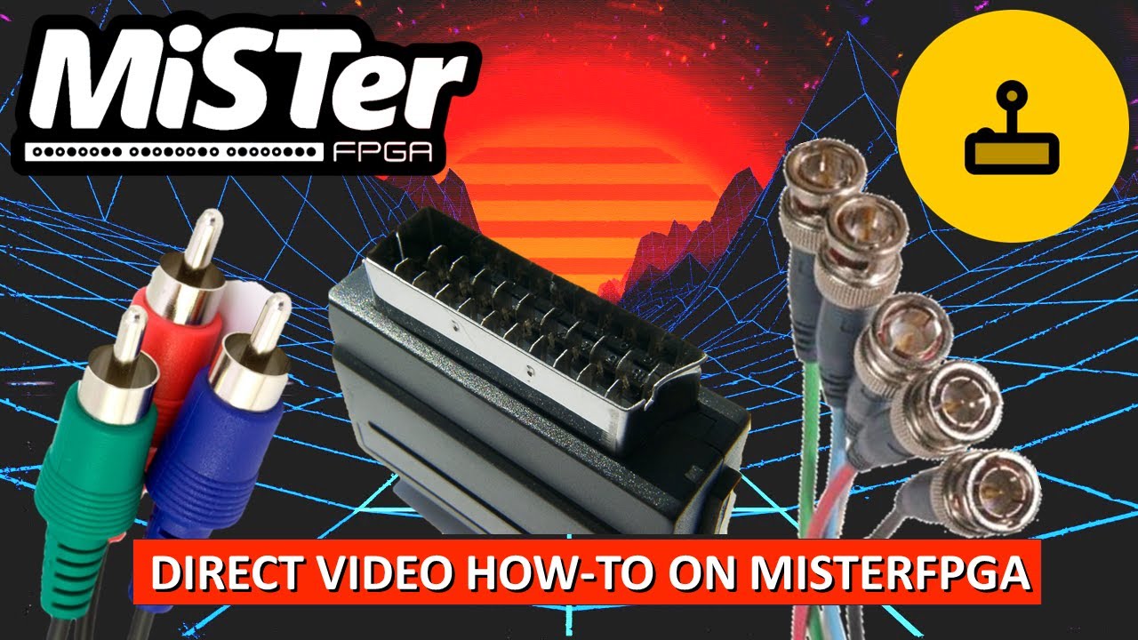 MiSTerFPGA Direct Video Guide – Connect to a CRT through the HDMI Port