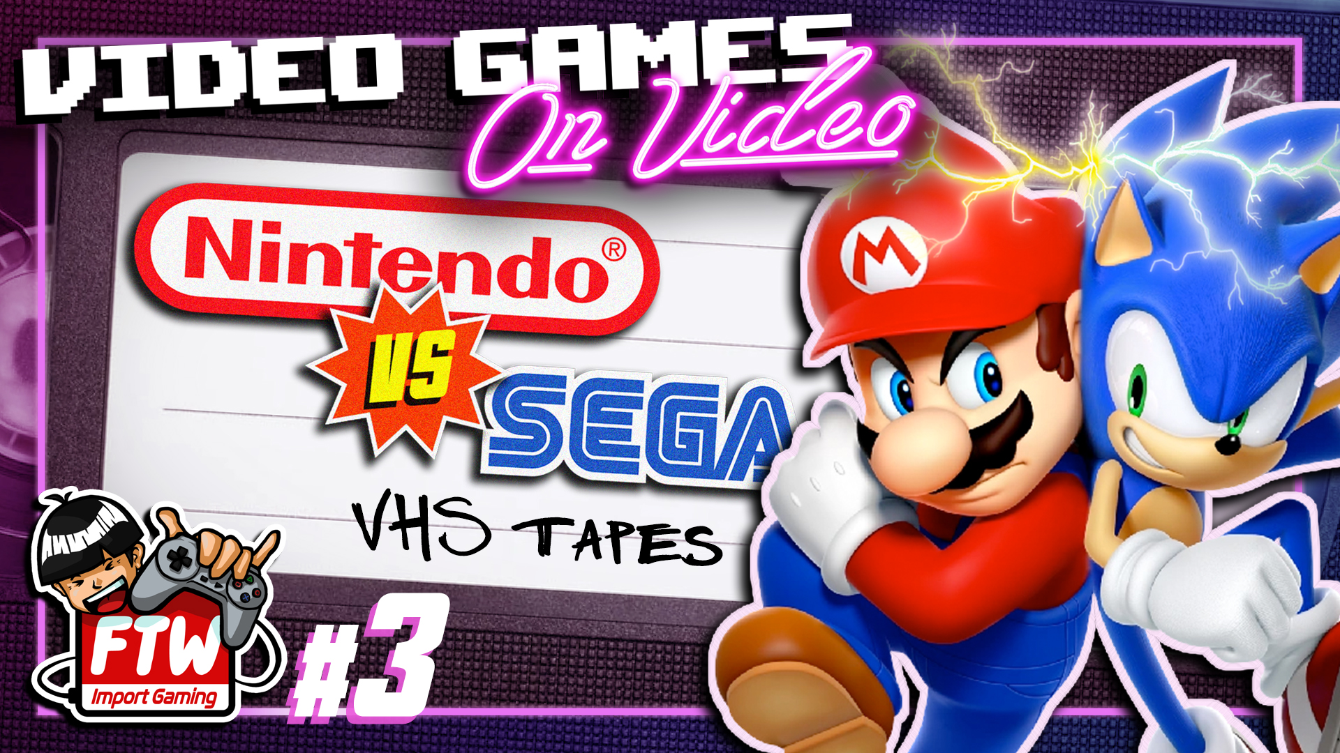 90s Nintendo Vs. Sega: VHS Edition
